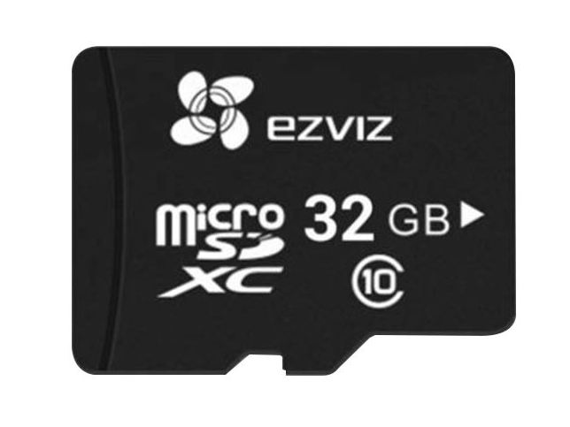 Card de memorie Micro SD 32GB, viteza scriere 50MBs, viteza citire 90Mb/s, Clasa 10 UHS-I, Ezviz CS-CMT-CARDT32G-D