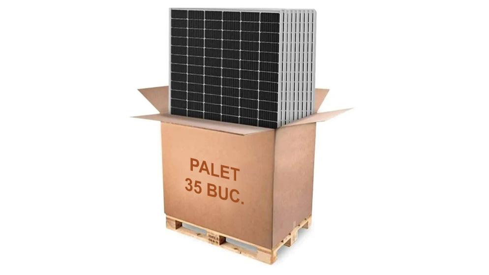 Palet 35 panouri solare fotovoltaice Canadian Solar 555W, CS6W-555MSx35