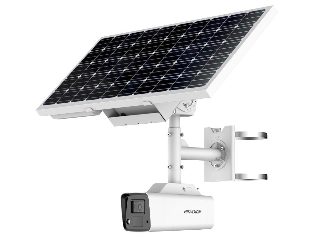 Camera de supraveghere 4G cu Baterie si Panou solar, 4MP LED 30m, Hikvision DS-2XS2T47G1-LDH6/4G