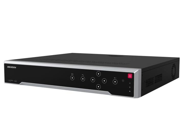 NVR 32 canale, 8K, 32MP, Hikvision DS-7732NI-M4/24P, 100/1000 Mbps, 1x RCA, Alarma 16/9, 24 porturi PoE, montare in rack de1.5 U