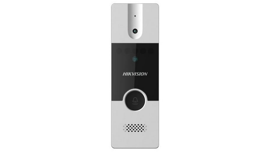 Videointerfon analog, Hikvision DS-KB2411T-IM, 4 fire, 2MP, IR, aluminiu