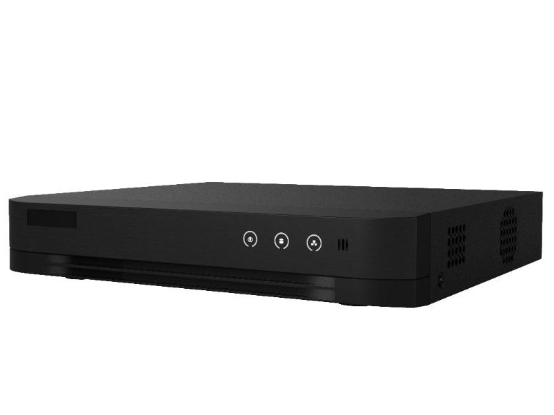 DVR 4 canale AcuSense, 5MP, 96 Mbps, 1x SATA, Audio prin coaxial, H.265 Pro+, Hikvision iDS-7204HUHI-M1/E(C)