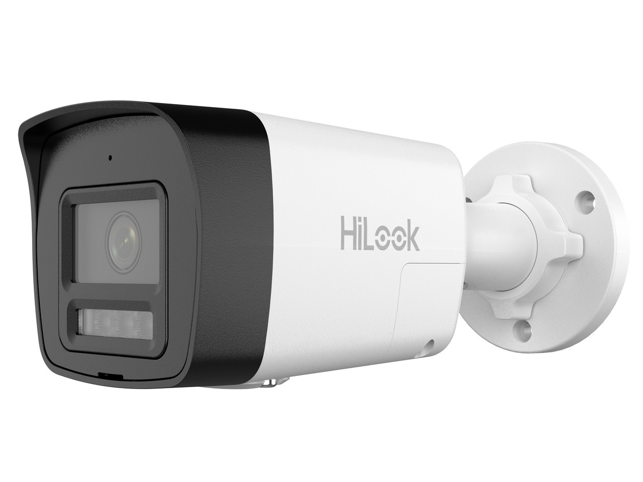 Camera IP Hikvision HiLook IPC-B120HA-LUF/SL, 2MP, 2.8mm, iluminat dual 30m, microfon-difuzor, slot card microSD, PoE, IP67