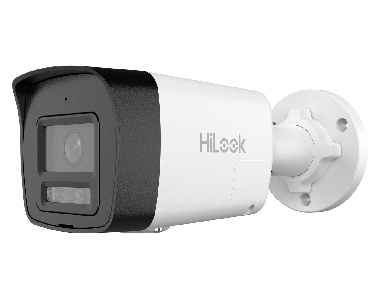 Camera supraveghere IP Hikvision HiLook IPC-B180HA-LUF/SL, 8MP, 2.8mm, Smart Hybrid Light, microfon, difuzor, slot card, PoE, IP67