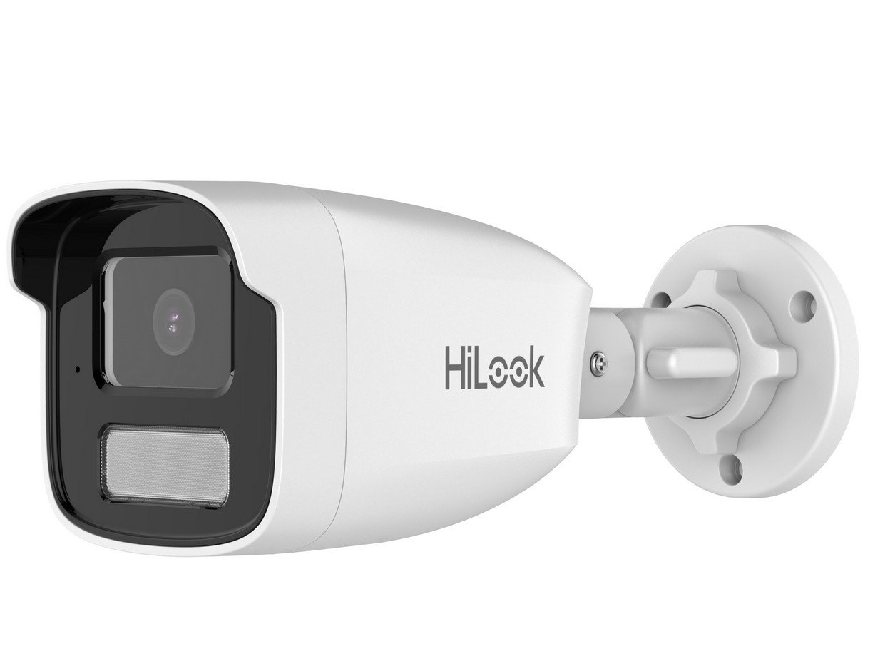 Camera supraveghere IP Hikvision HiLook IPC-B420HA-LU(4mm), 2MP, 4mm, Iluminare duala 50m, microfon, PoE, IP67