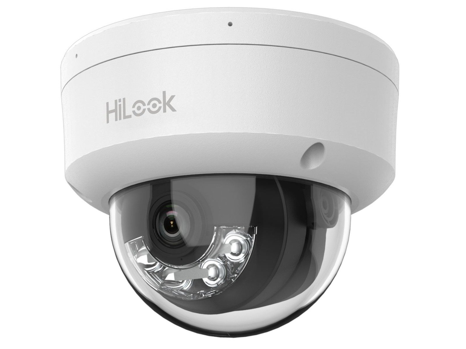 Camera IP Hikvision HiLook IPC-D140HA-LU, 4MP, 2.8mm, iluminare duala 30m, microfon, PoE, IP67