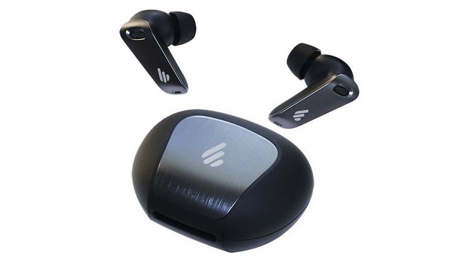 Casti wireless, Edifier NEOBUDS-PRO-BK, microfon pe casca, Bluetooth, USB, IP54, intraauriculare, negru