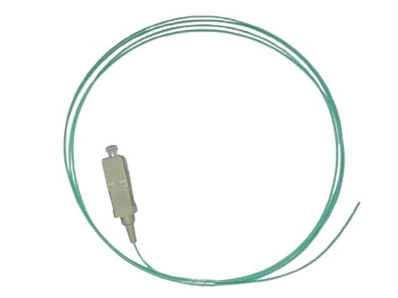 Pigtail multi mode 1.5m, conector SC, diametru 0.9mm, invelis LSZH turcoaz, Broun Group PIG-MM-SC-OM3