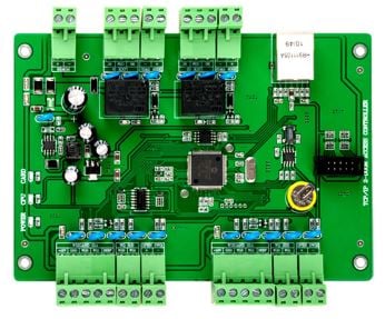 Centrala TCP/IP pentru acces turnichet cu doua usi, protocol Wiegand, Safer SAF-DSB200