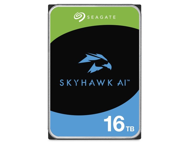 Hard Disk 16 Terra Bytes, pentru supraveghere video, tehnologie AI, suporta 64 camere, Seagate Skyhawk ST16000VE004