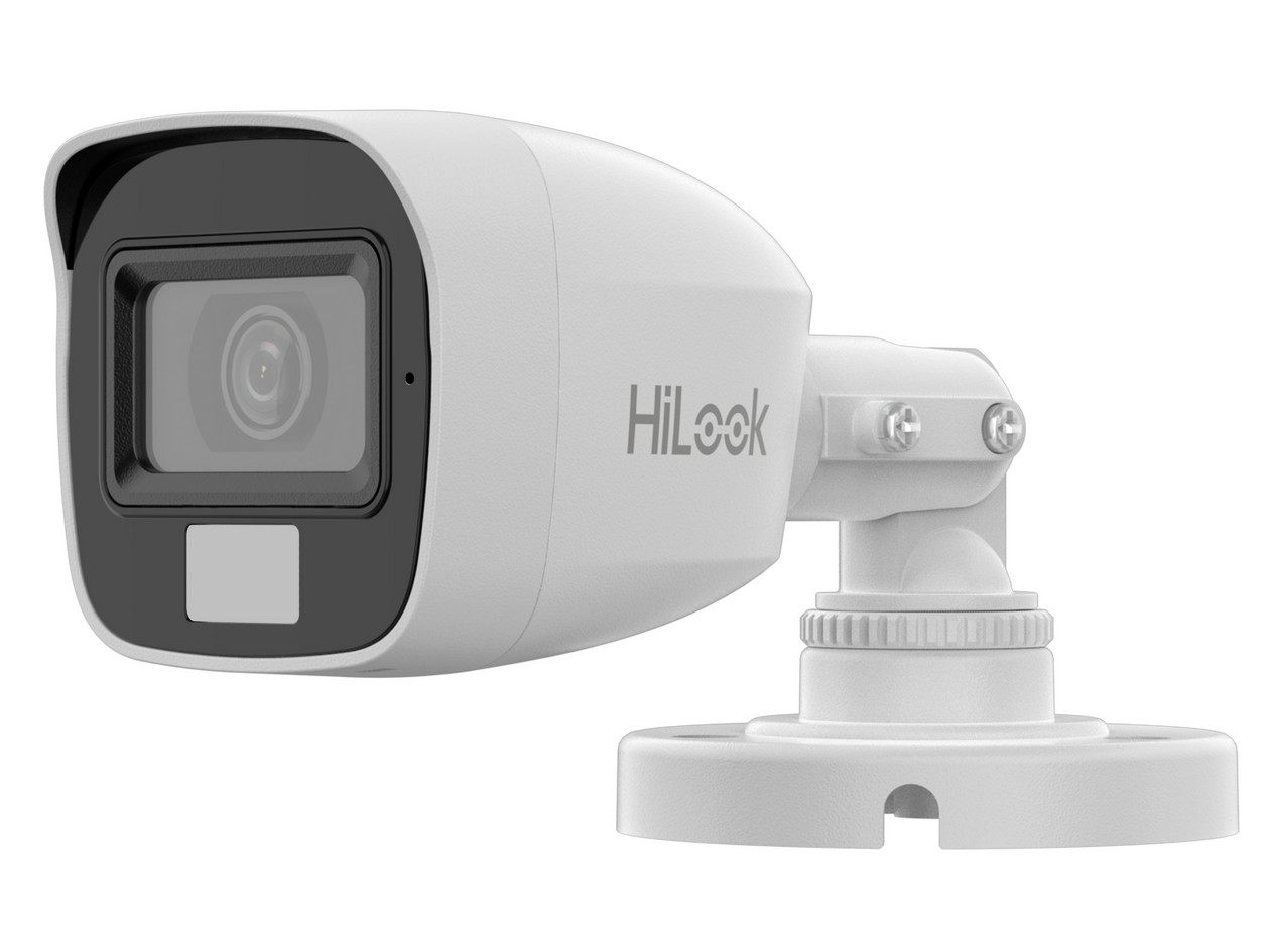 Camera de supraveghere pentru interior, Hikvision HiLook THC-B157-LPS, HDTVI, 3K, 2.8mm, lumina duala, microfon, IP66