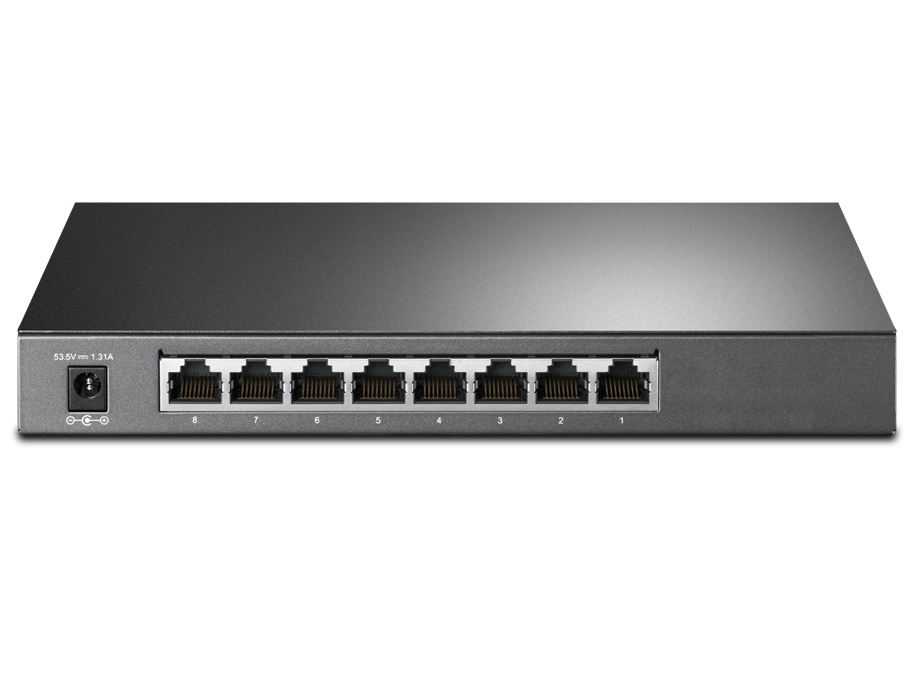 Switch Smart 8 porturi Gigabit, TP-Link TL-SG2008P,  4x PoE+ 62W si 4x non-PoE, management centralizat in Cloud