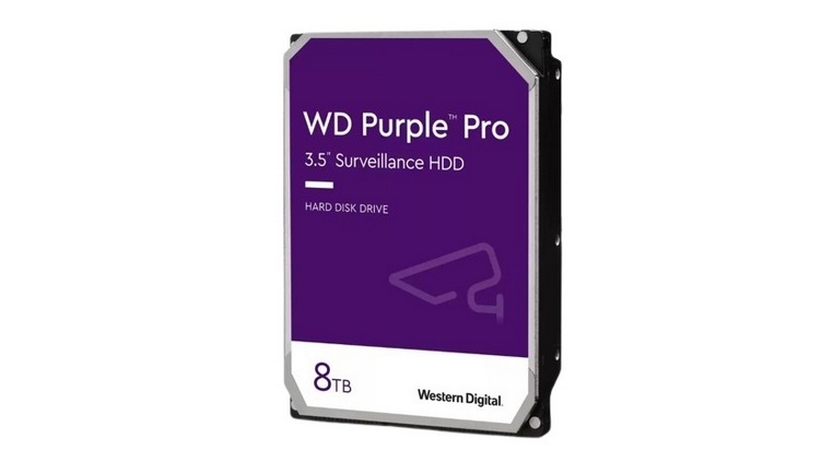 Hard Disk 8TB, Western Digital WD8001PURP, 3.5Inch, Sata, 265MBps, cache 256MB