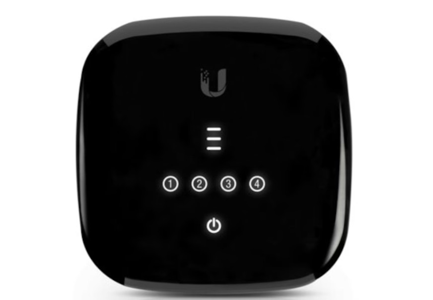 Ubiquiti UFiber WiFi GPON, Router wireless UF-WIFI, Wi-Fi 4, 4 porturi RJ45, 24V PoE pasiv