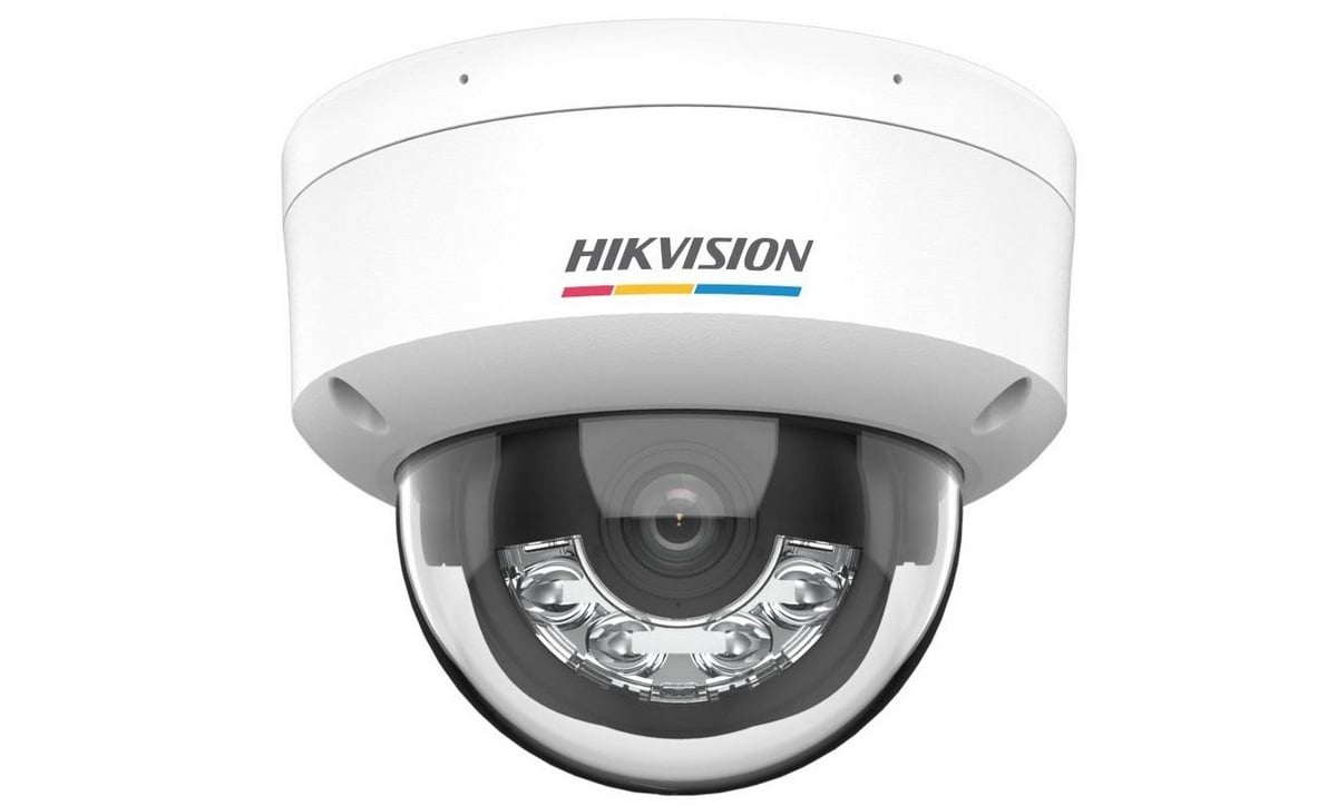 Camera supraveghere IP ColorVu Hikvision DS-2CD1147G2H-LIU(2.8mm), 4MP, Smart Hybrid Light, Audio, PoE, IP67