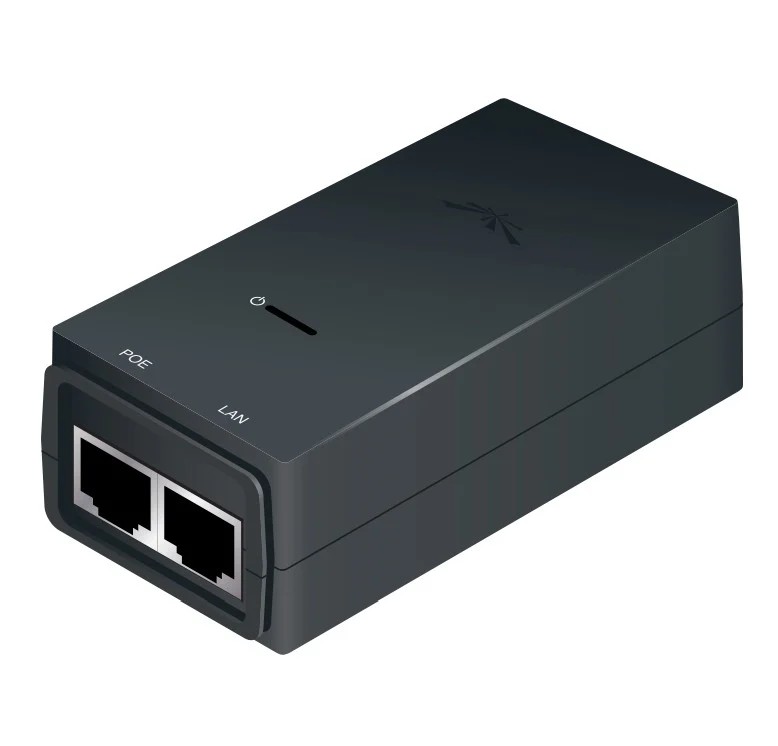 Injector PoE, 24V, 12W, 0.5A, LAN, POE-24-12W Ubiquiti