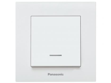 Intrerupator cu LED normal/deschis cu montaj incastrat, IP 20, Karre Plus Panasonic