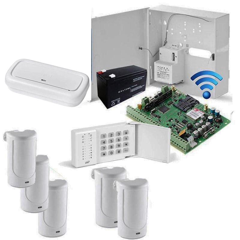 Kit sistem de alarma GSM Wireless 5 zone ELDES