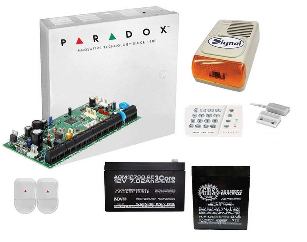 Kit sistem alarma Paradox SP6000 de exterior KIT SP6000 EXT