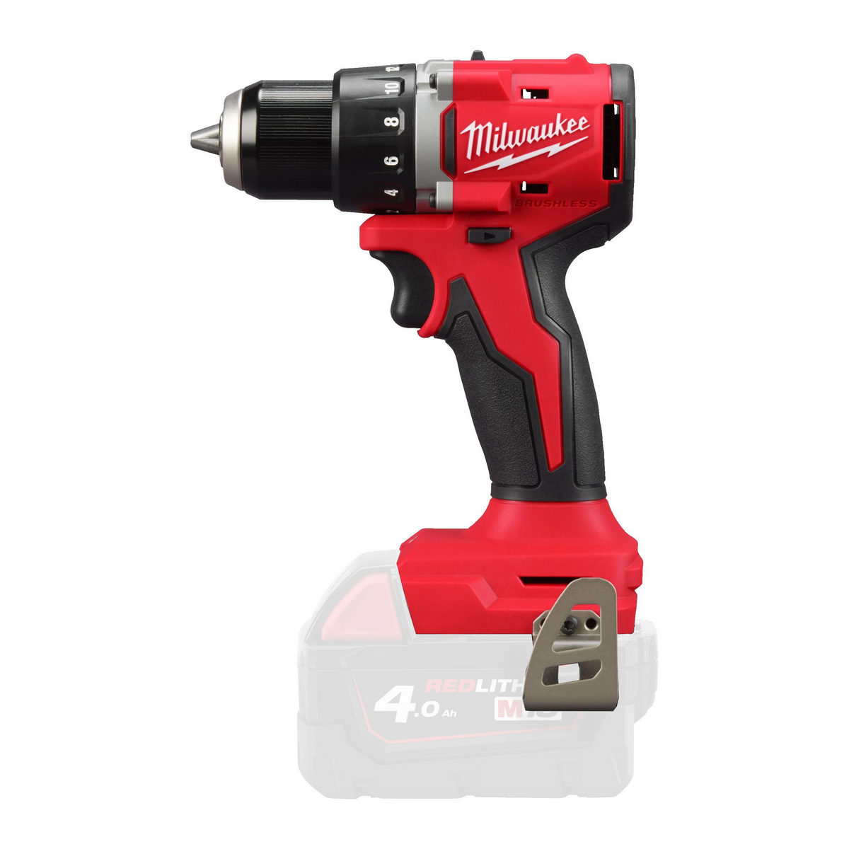 Masina de gaurit compacta Milwaukee M18 BLDDRC-0X, 18V, Fara Perii, 60 Nm, fara acumulator, 4933492832