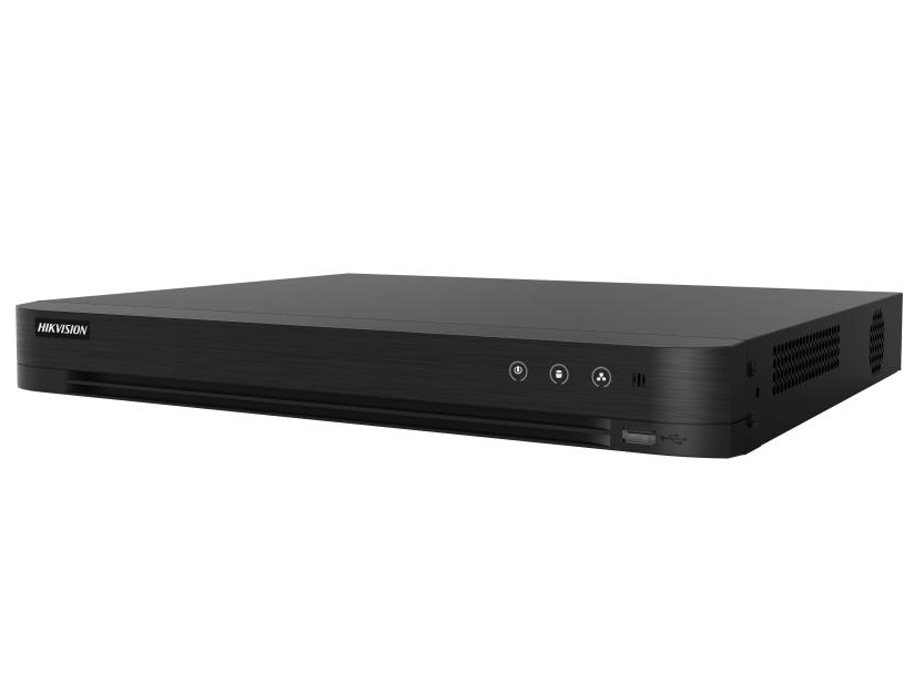 DVR 8 canale, 8 MP 4K, AcuSense, Audio prin coaxial, 2x port SATA, alarma, Hikvision iDS-7208HTHI-M2/S(C)/4A+8/4ALM