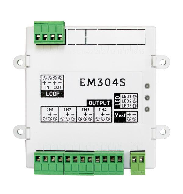 Modul adresabil 4 iesiri supervizate Inim EM304S