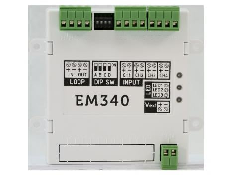 Modul adresabil 4 intrari Inim EM340