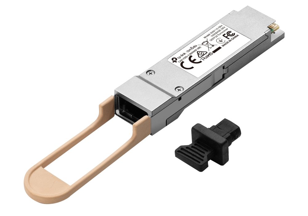 Modul SFP TP-Link Omada SM9110-SR4, compatibil 100G/40G QSFP28, multi-mode, 850nm, pana 100m transmisie