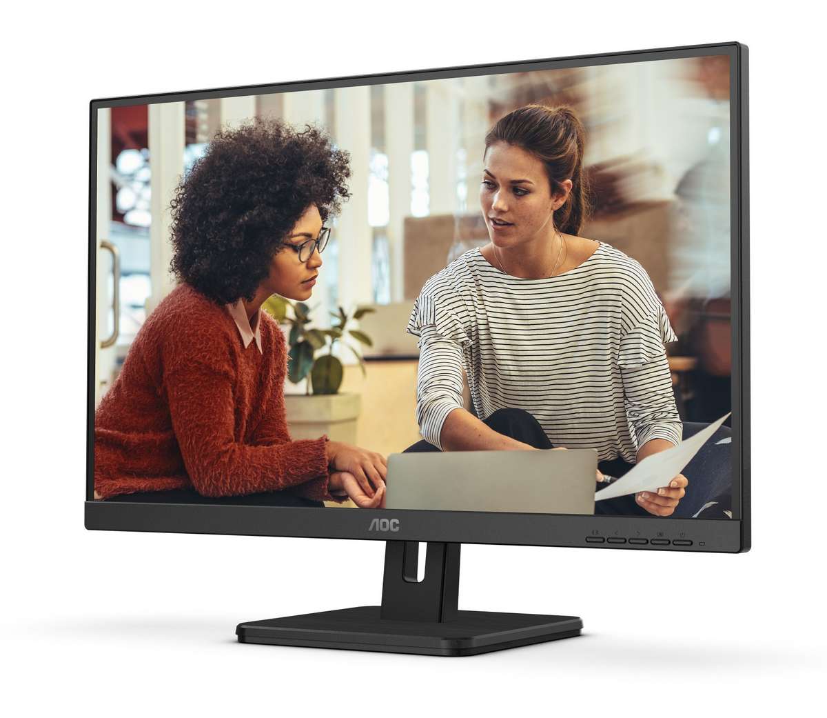 Monitor AOC 27E3UM, 27 inch, WLED, FHD, VA, 75Hz, 4ms, AdaptiveSync, 2x HDMI 1.4, 2x DP 1.2, 2x USB 3.2, boxe integrate