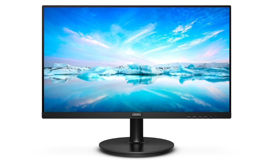 Monitor pentru supraveghere LCD Phillips 271V8LA/00, 1920x1080, diagonala 27 inci (68.6cm), unghi de vizionare 178º, VGA, HDMI