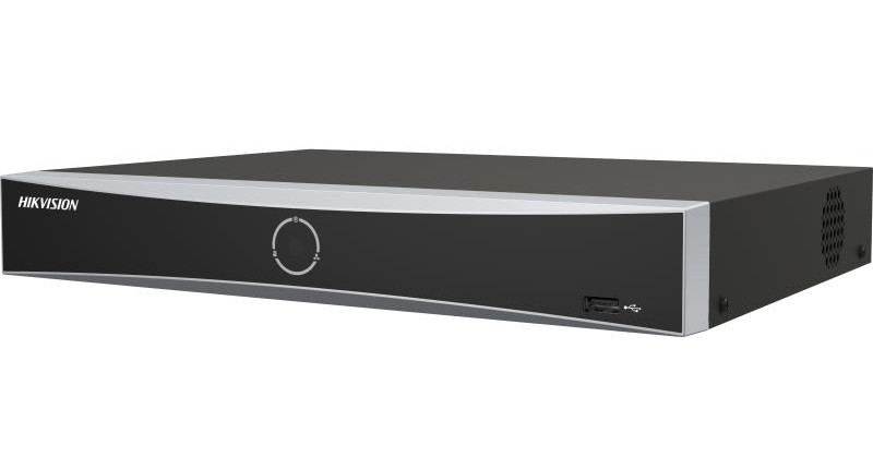 NVR 4 canale 1U Hikvision DS-7604NXI-K1, AcuSense, pana la 12MP, latime banda 80Mbps, 1 slot SATA