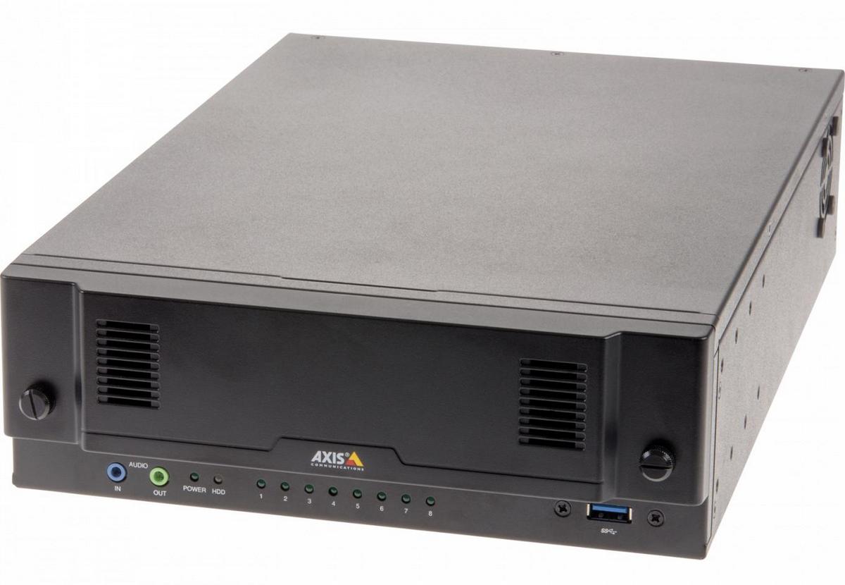 NVR de tip Server Video AXIS S2208, 8 canale PoE, 4K, 2 porturi HDD