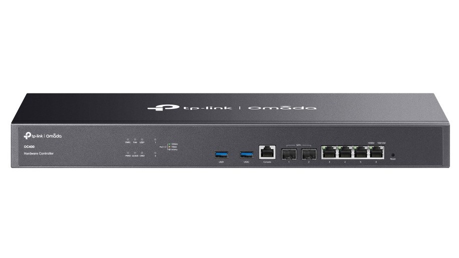 Controller Omada Tp-Link OC400, 2x 10GE SFP, 4x GE RJ45, 2x USB 3.0, cu management, centralizeaza 1000 access points, 200 switch-uri, 100 routere