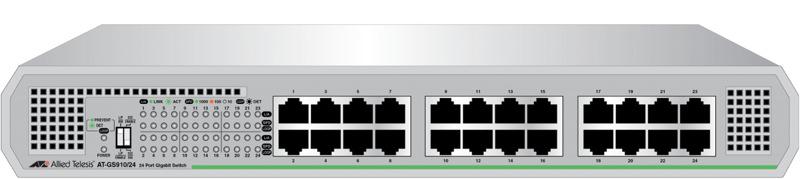 Switch 24 porturi 8000 Mac Allied Telesis AT-GS910/24-50