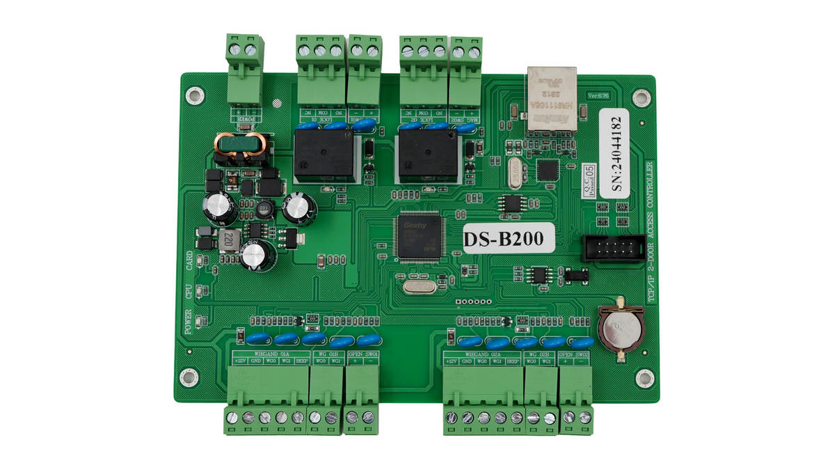 Centrala TCP/IP pentru acces turnichet cu doua usi, protocol Wiegand, Safer SAF-DSB200