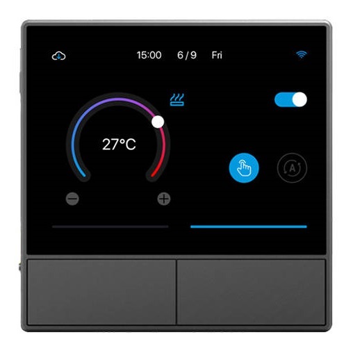 Display cu 2 butoane wifi termometru, Smart Scene, Sonoff NSPanel-EU