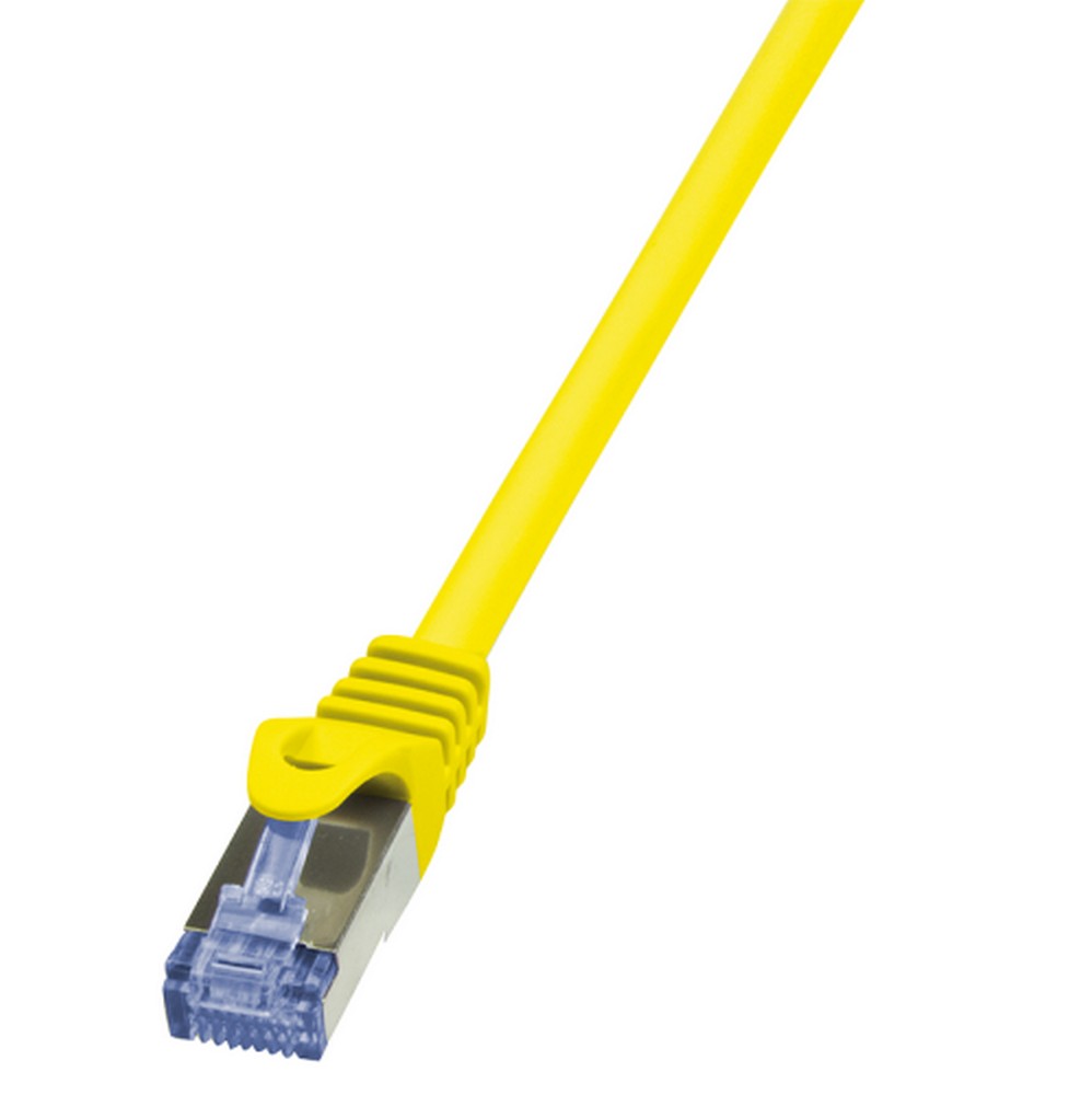 Patchcord S/FTP Cat 6A, 2 Metri, Galben , SFTP6A-2M-Y, SAFER