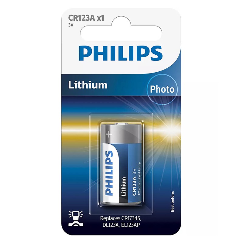 Baterie Lithium Blister 1 BUC, Philips, PH-CR123A/01B