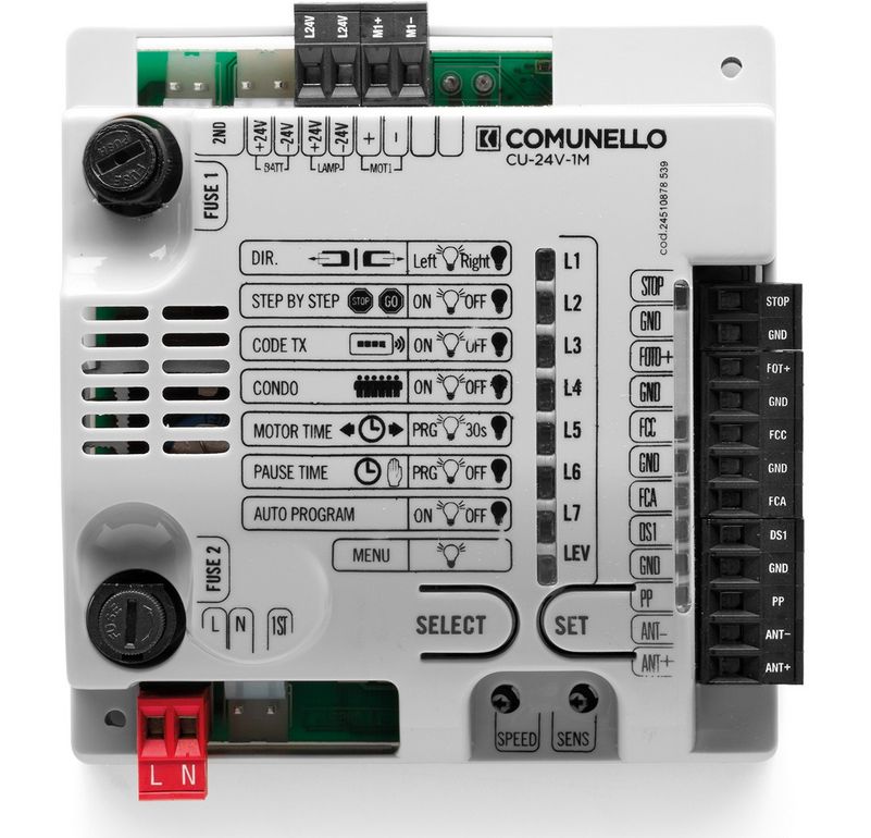 Placa de comanda pentru automatizari Comunello Fort CU-24V-1M, GCU00BS1L0G00