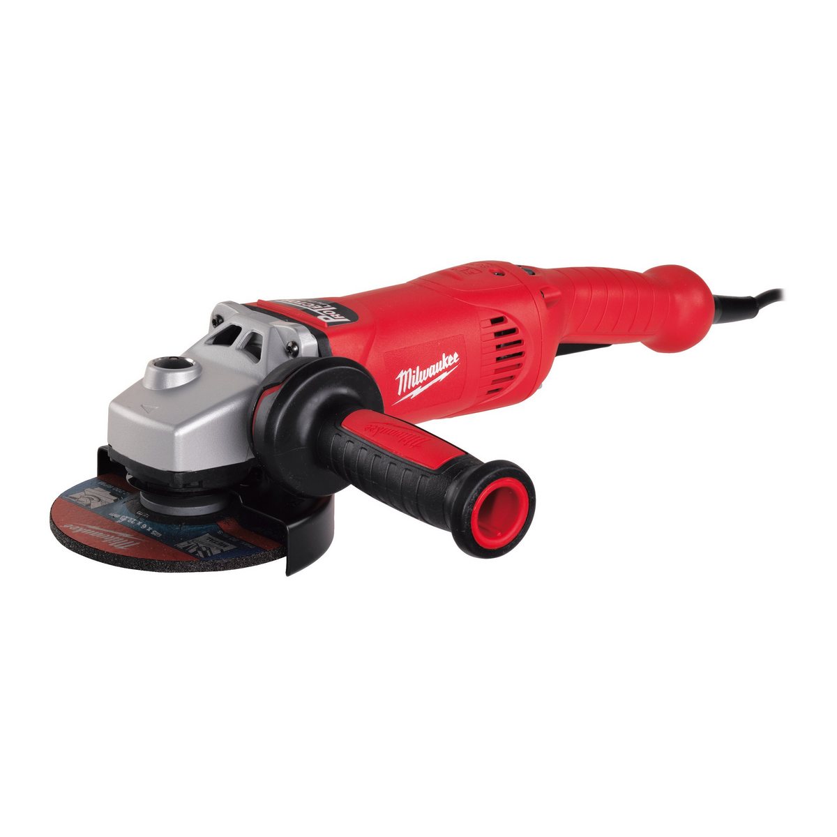 Polizor unghiular Milwaukee 1750W, maner anti-vibratii, 125mm, 2600 - 11,000 RPM, piulita FIXTEC, 4933432230