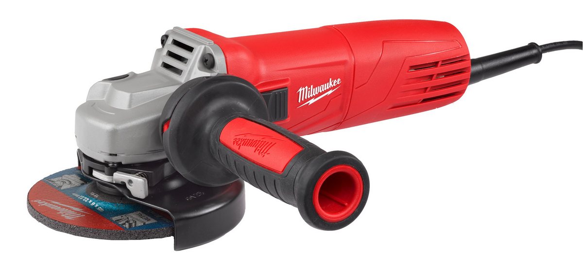 Polizor unghiular Milwaukee AGV 10-125 EK, diametru disc 125mm, 1000W, 11.000 RPM, maner anti-vibratii, 4933451222