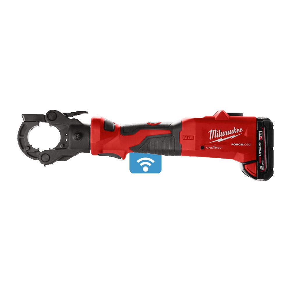 Presa hidraulica pentru cablu Milwaukee ONE-KEY, model M18 ONEHCCT60-202C, 60 kN, 18V, 4933479684