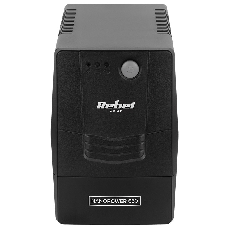 UPS pentru supraveghere video si sisteme de securitate NANOPOWER 850VA, 480W, 2 prize, Rebel RB-4021