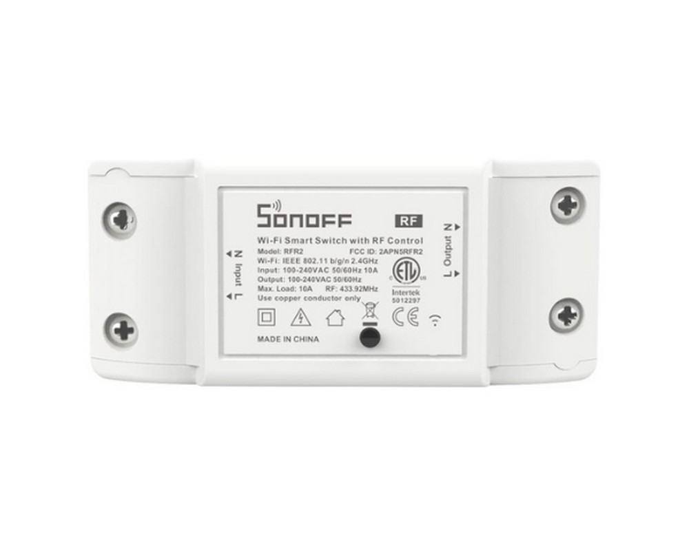 Releu inteligent WiFi, 2300W, 10A, 433 Mhz, Sonoff, SONOFF RF R2