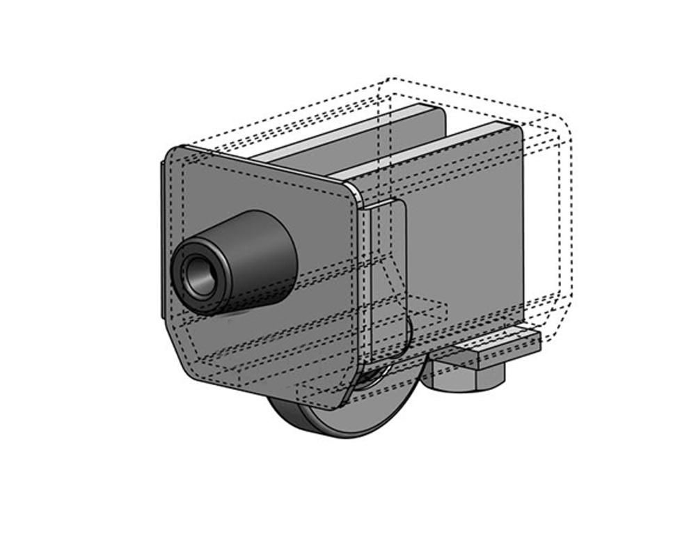 Rola de sustinere, (21/75) pentru C75 galvanizat