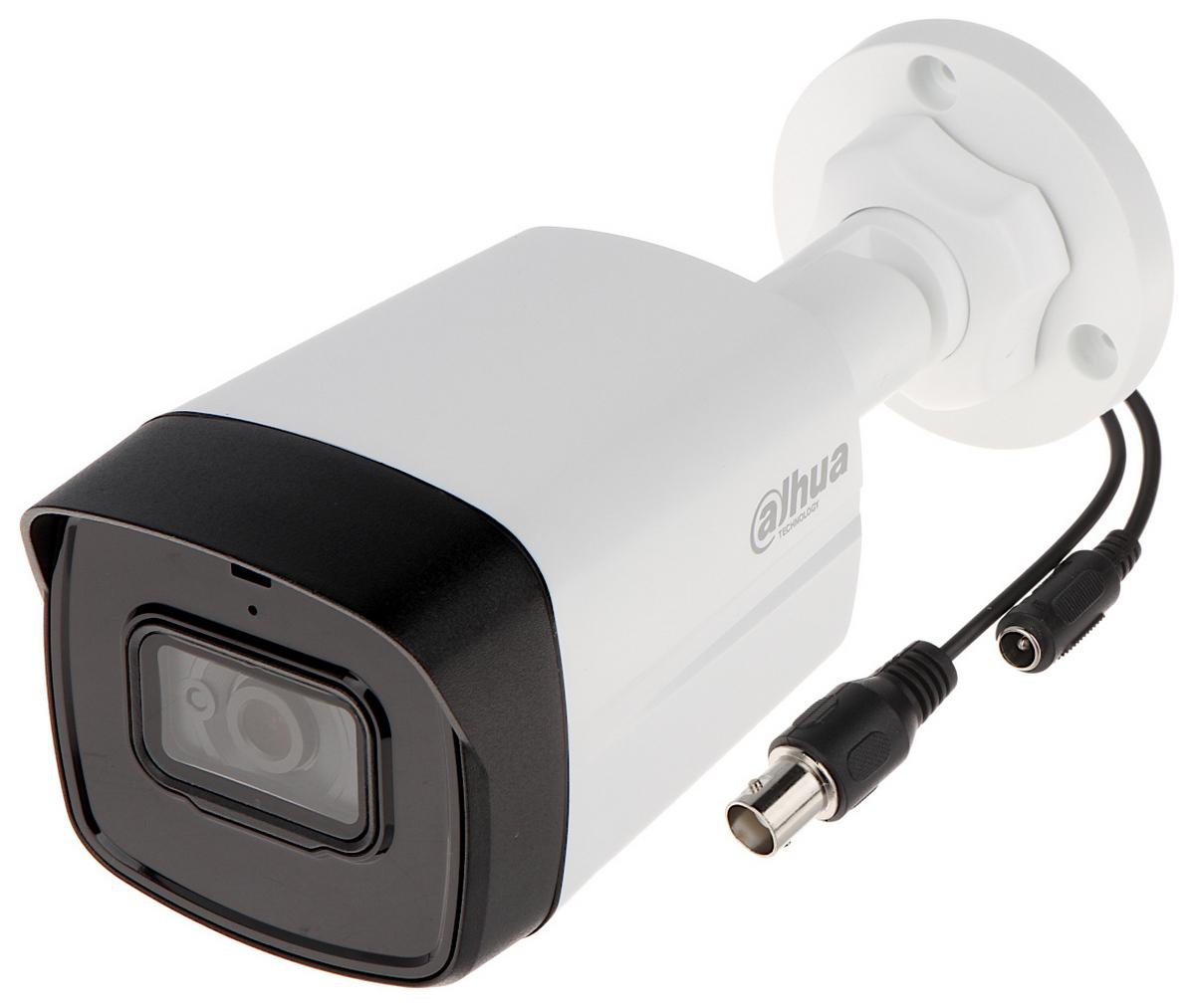 Camera de exterior, Dahua, rezolutie 8 MP, lentila 3.6mm, IR 80m, HAC-HFW1800TL-A-0360B