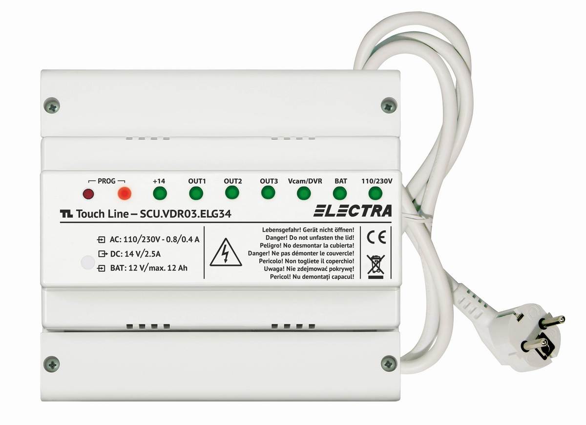 Sursa de alimentare pentru 2/3 Familii, Electra, generatia 3, SCU.VDR03.ELG34