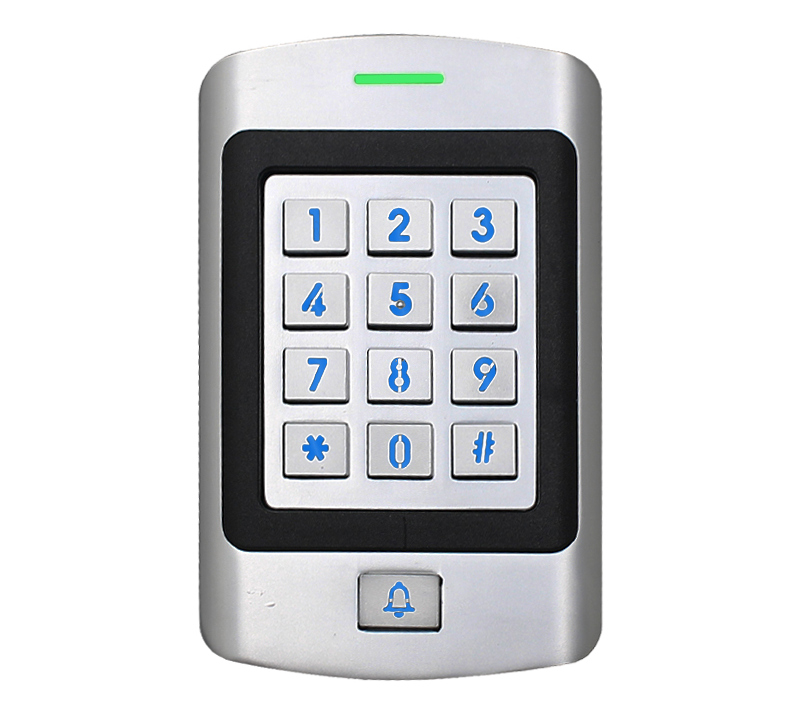 Control acces cu cod PIN si card RFID 125KHz, alarma anti-manipulare, sonerie, IP66, SECUKEY-K9