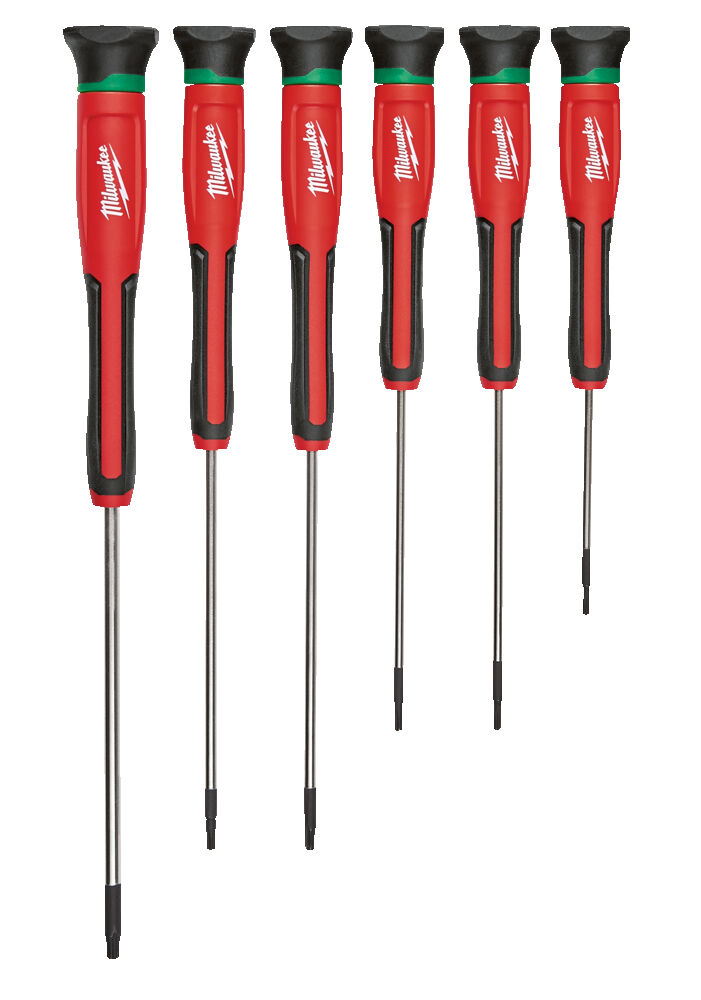 Set 6 surubelnite de precizie Torx Milwaukee, husa textila cu fermoar, 4932471870