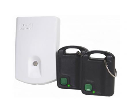 [RESIGILAT] Set receptor wireless 1 canal + 2 Telecomenzi 1 buton Elmes, U1HS-R